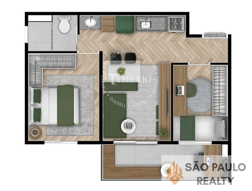 Apartamento pronto para morar 1 e 2 dormitórios 30 a 42m² com vaga e lazer na cobertura no bairro Saúde SP