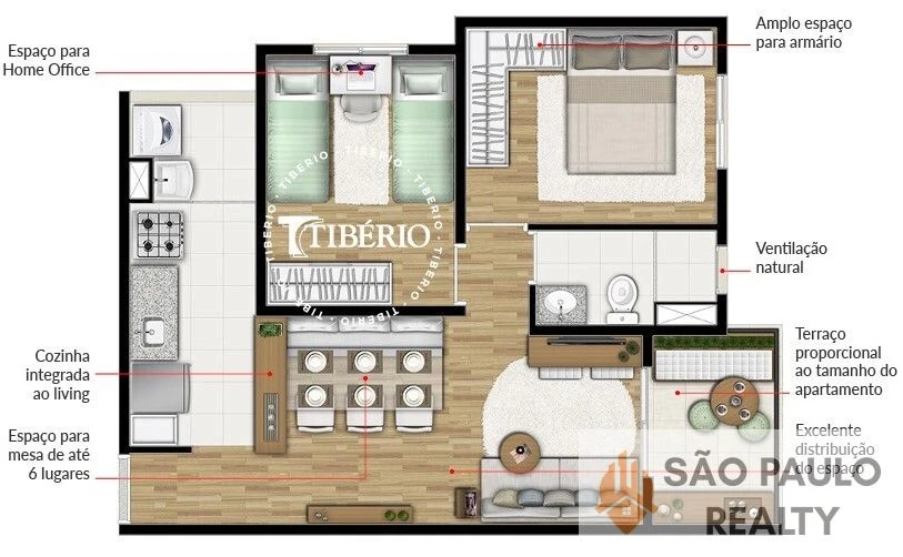 Apartamento 2 dormitórios 50m² com lazer completo e vaga - localização estratégica em Tatuapé - excelente oportunidade para morar ou investir