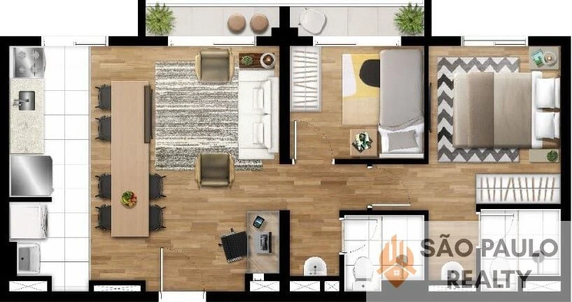 Apartamento 1 e 2 Dorms de 28 a 56 m² com Lazer Completo e Varanda no Tucuruvi - Próx. Metrô - Pronto para Morar!!!!