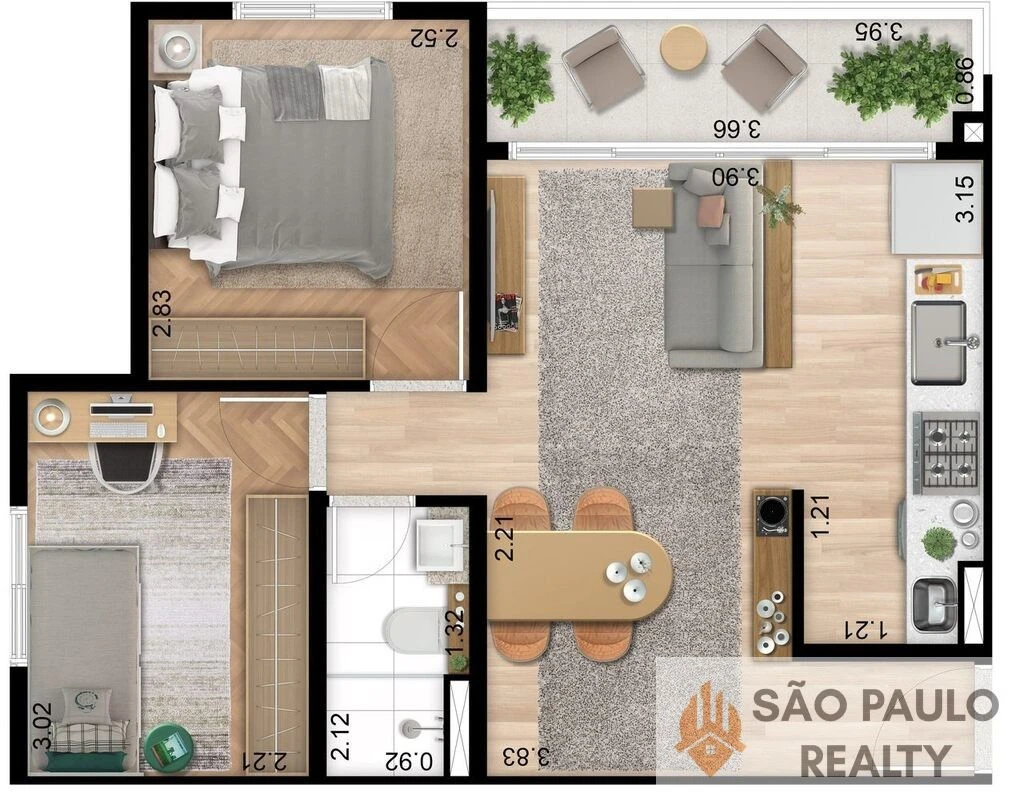 Tucuruvi - Apartamentos 2 Dormitórios de 40,7 a 44,4m² com Lazer Completo - Próximo ao Metrô - Entrega: Junho de 2026