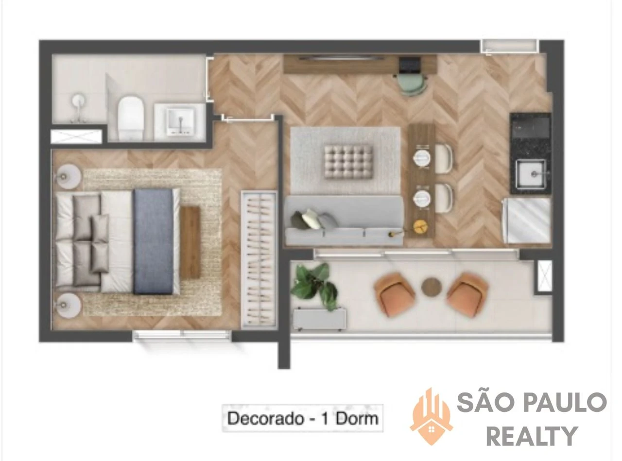 Studios, 1 e 2 dorms - 25 a 68 m² - Aclimação, lazer completo e localização estratégica próxima ao metrô e ao Pq. da Aclimação - Entrega: 28/10/2027.