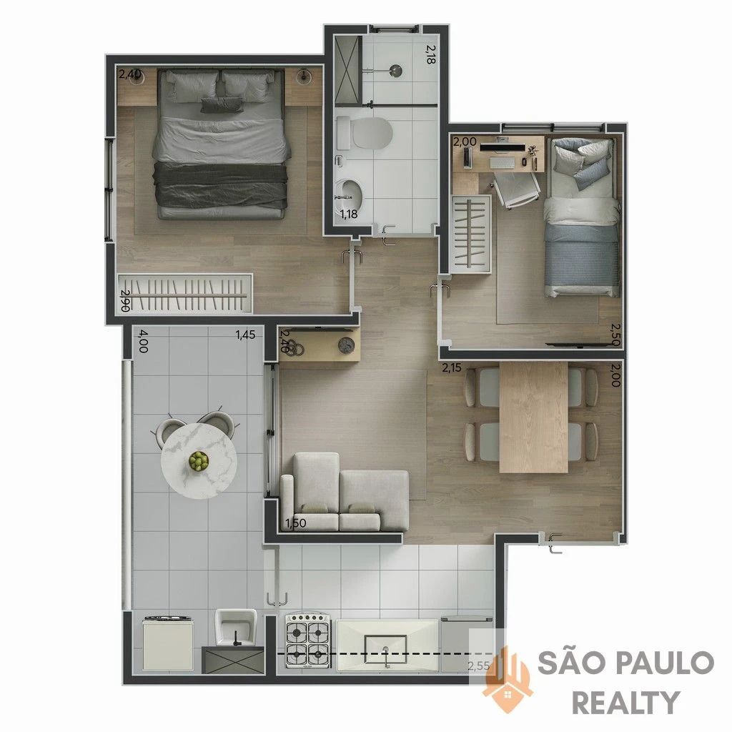 Livus Cupecê | Apartamentos de 24m² a 41m² com 1 e 2 quartos perto da Av. Cupecê e Estação Jabaquara