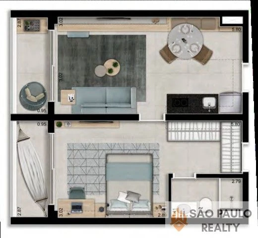 Lasar Chácara Klabin Versatile: stúdios de 23 a 46 m², 1 dormitório, lazer completo, pronto para morar na melhor localização da Chácara Klabin