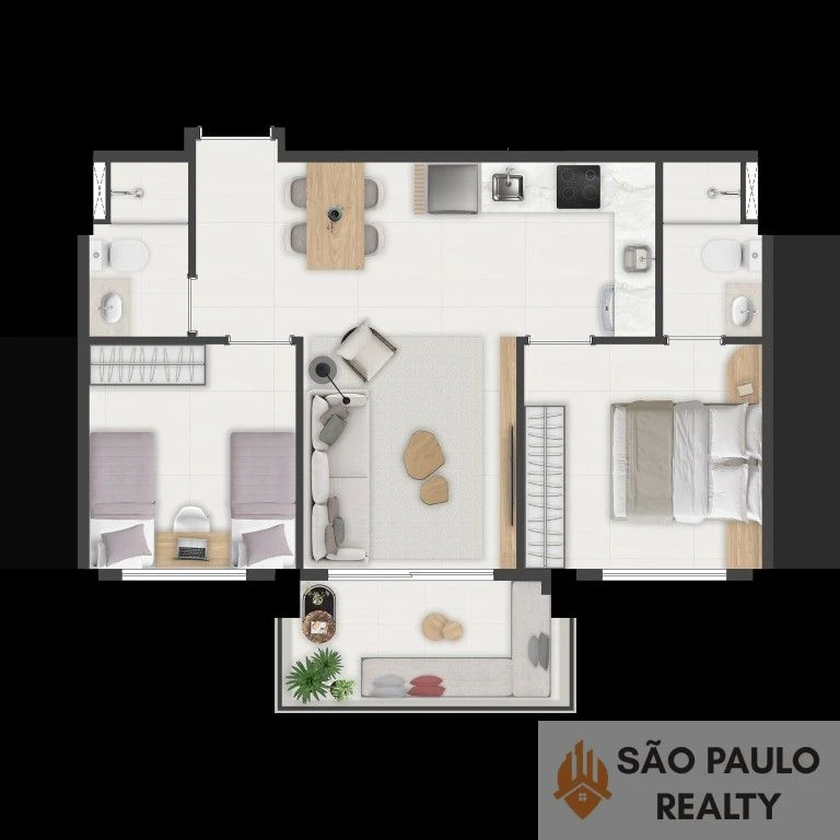 Apartamento 1 dorm - 25,14m² com lazer completo a 400 m da Estação Brás - Entrega em 2027