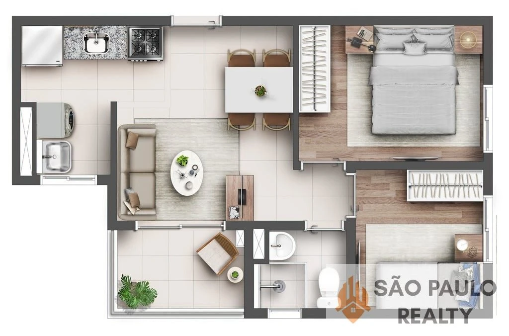 Apartamento 2 dormitórios em Santana 39 a 42m² com sacada | Next Santana | 800m do Metrô Santana - Entrega: Abril de 2027