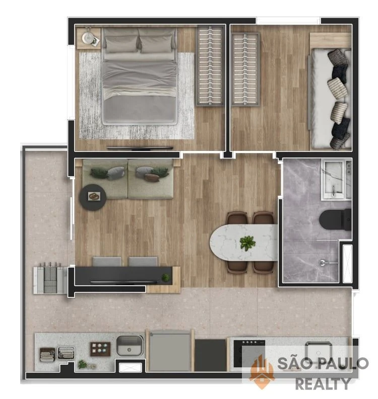 Apartamentos 1 e 2 Dorms de 29m² e 41m² no Ipiranga | Rooftop com Piscina | Próximo ao Metrô Tamanduateí - Entrega: Setembro de 2026