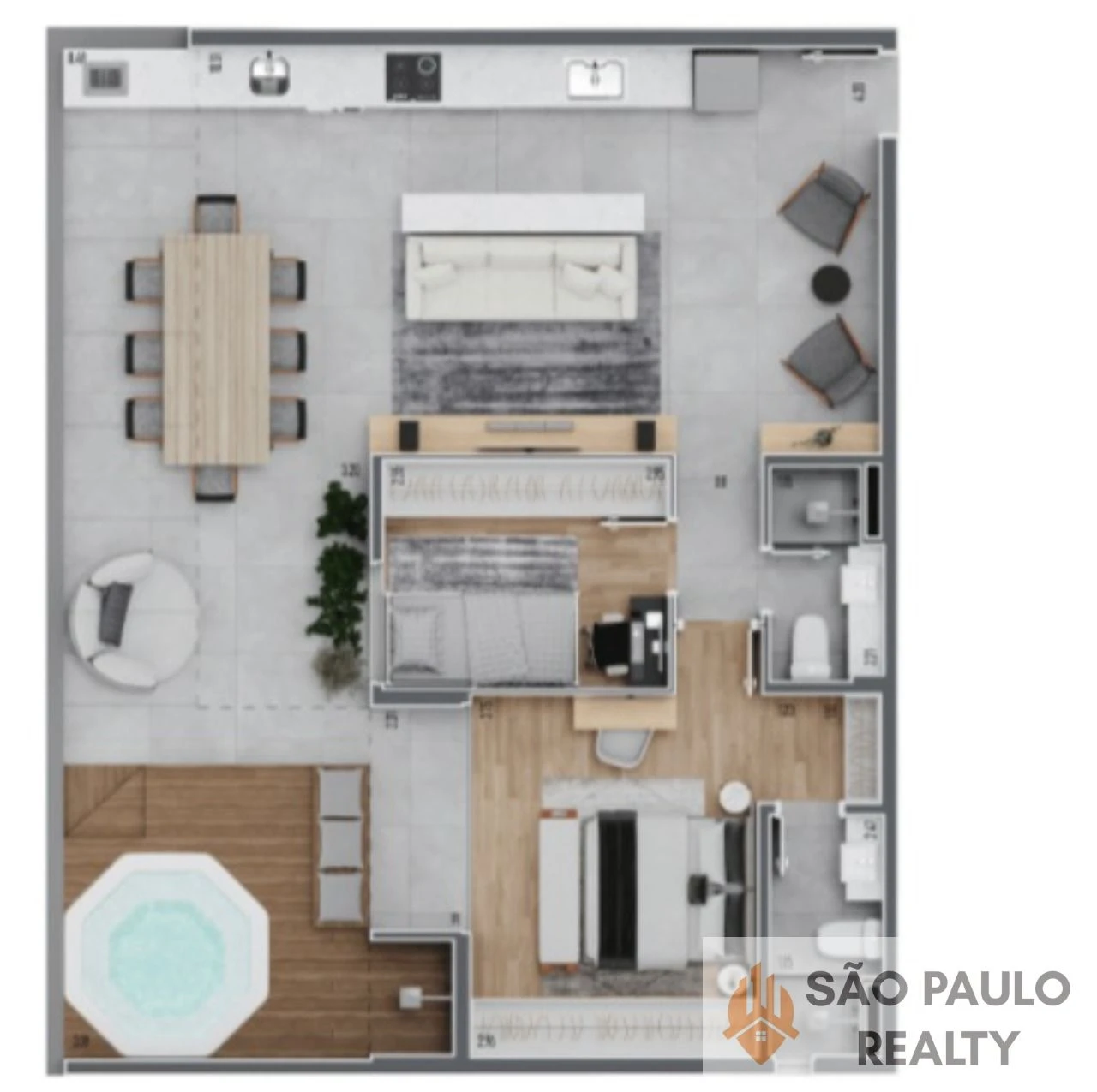 AYA HOME RESORT - 3 Dorms. 69,00² com suíte e garagem | Lazer Completo - Entrega: Fevereiro de 2028