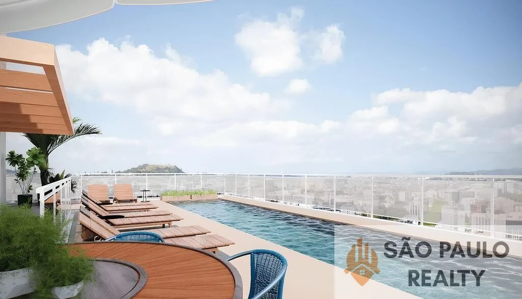 Apartamento | Studio no Campo Belo 27 a 38m² com varanda, rooftop com piscina, a 600m do metrô Campo Belo-SP I Entrega: Agosto de 2027