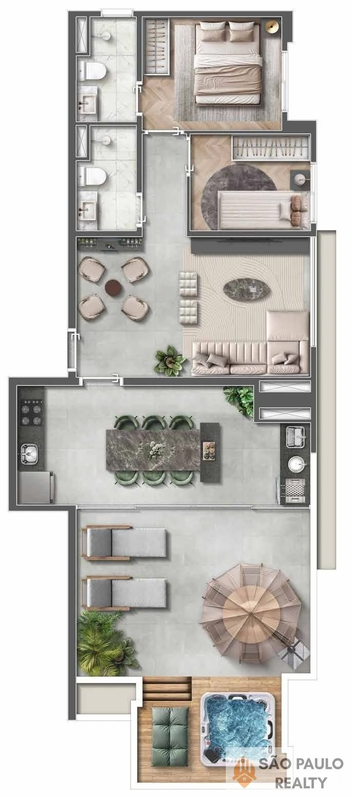 Apartamento Parque São Lucas 2 dormitórios de 39 a 83m² | Varanda Grill | Lazer com +40 opções | MCMV I Entrega: Abril de 2028