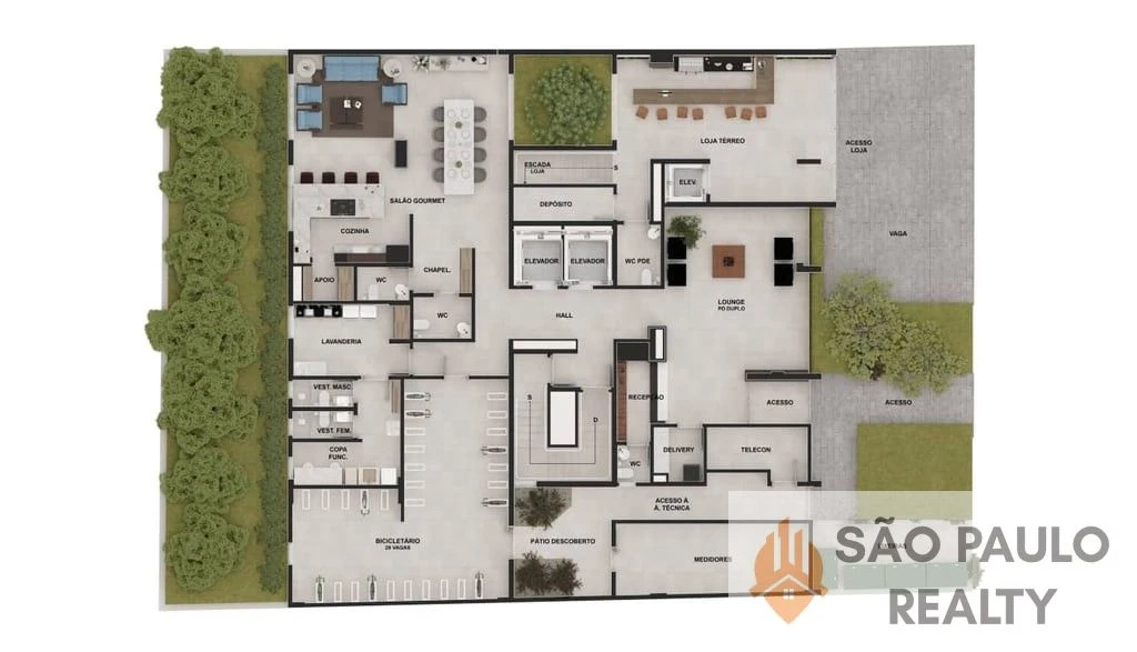 Apartamento | Studio no Campo Belo 27 a 38m² com varanda, rooftop com piscina, a 600m do metrô Campo Belo-SP I Entrega: Agosto de 2027