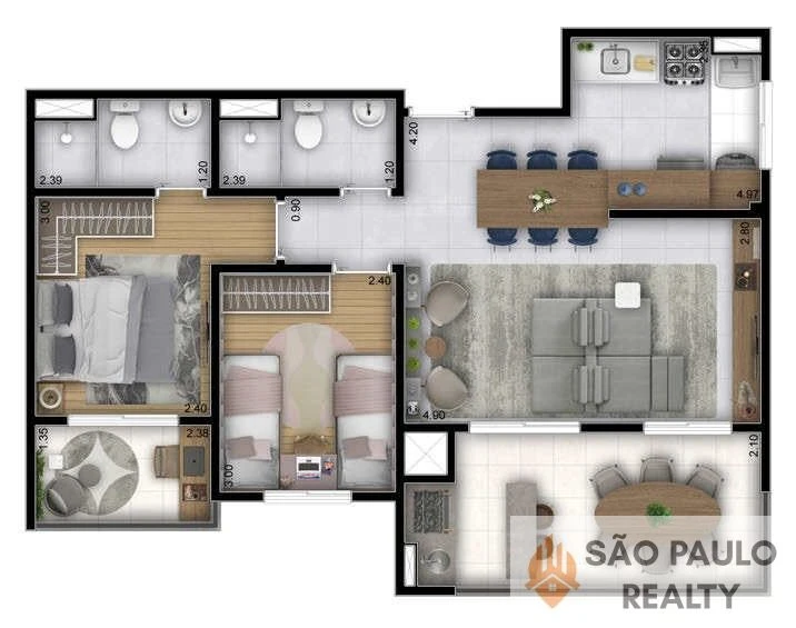 Apartamento Panamby 2 Dormitórios 43 a 49m² | Lazer Completo | Próximo ao Metrô Giovanni Gronchi I Entrega: Março de 2027