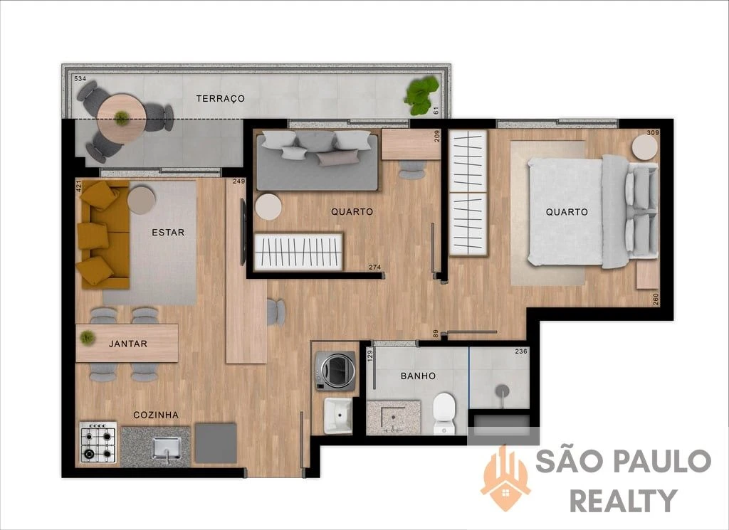 APARTAMENTO - 1 Dorm., com sacada I 26,61² | Lazer de Clube - Próximo Metrô Vila Sônia - Entrega: 2026
