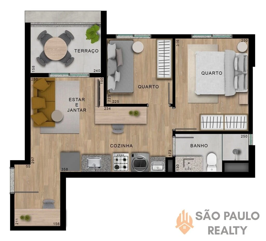 Apartamento - 2 Dorms - 32,51m² | Lazer Completo - Documentação Grátis e Condições Especiais de Lançamento - Entrega: Abril de 2028