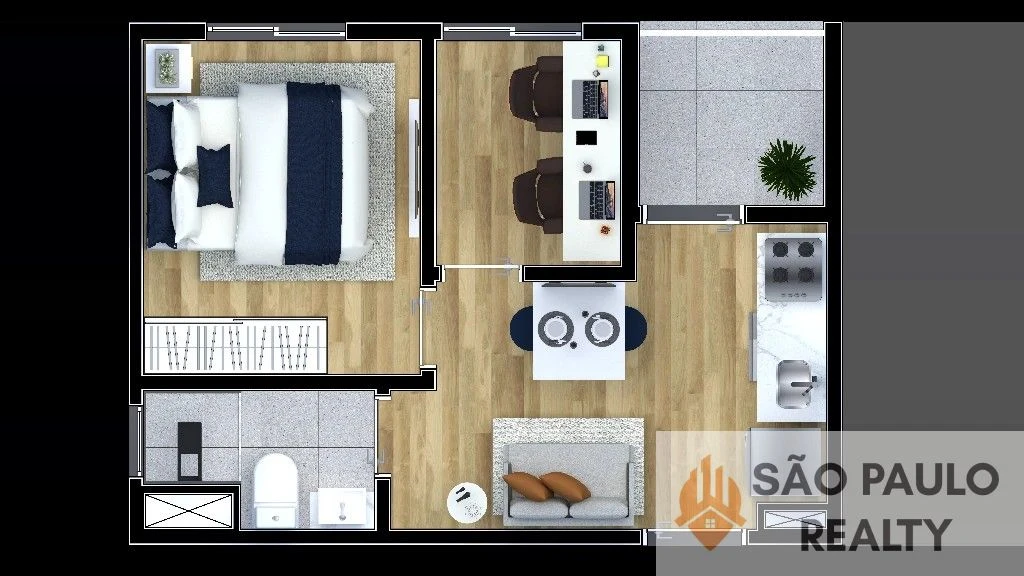 Studio | 18 m² - Entrega: Junho de 2028