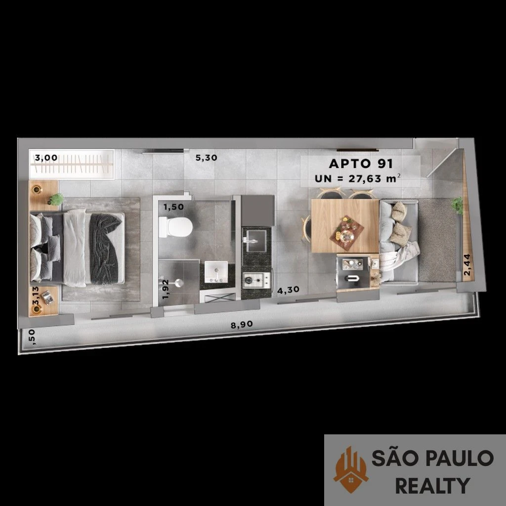 Studios e Aptos 1 dormitório de 26 a 32m² | Gardens até 55m² | 500m do Metrô Jabaquara | Entrega: Dezembro de 2028