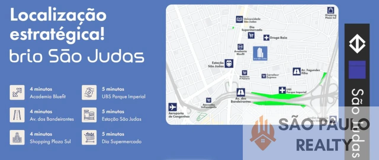Apartamento 2 dormitórios de 31 a 51m² | Varanda e vaga | 450m do Metrô São Judas | Lazer Completo | Zona Sul SP I Entrega: Junho de 2026