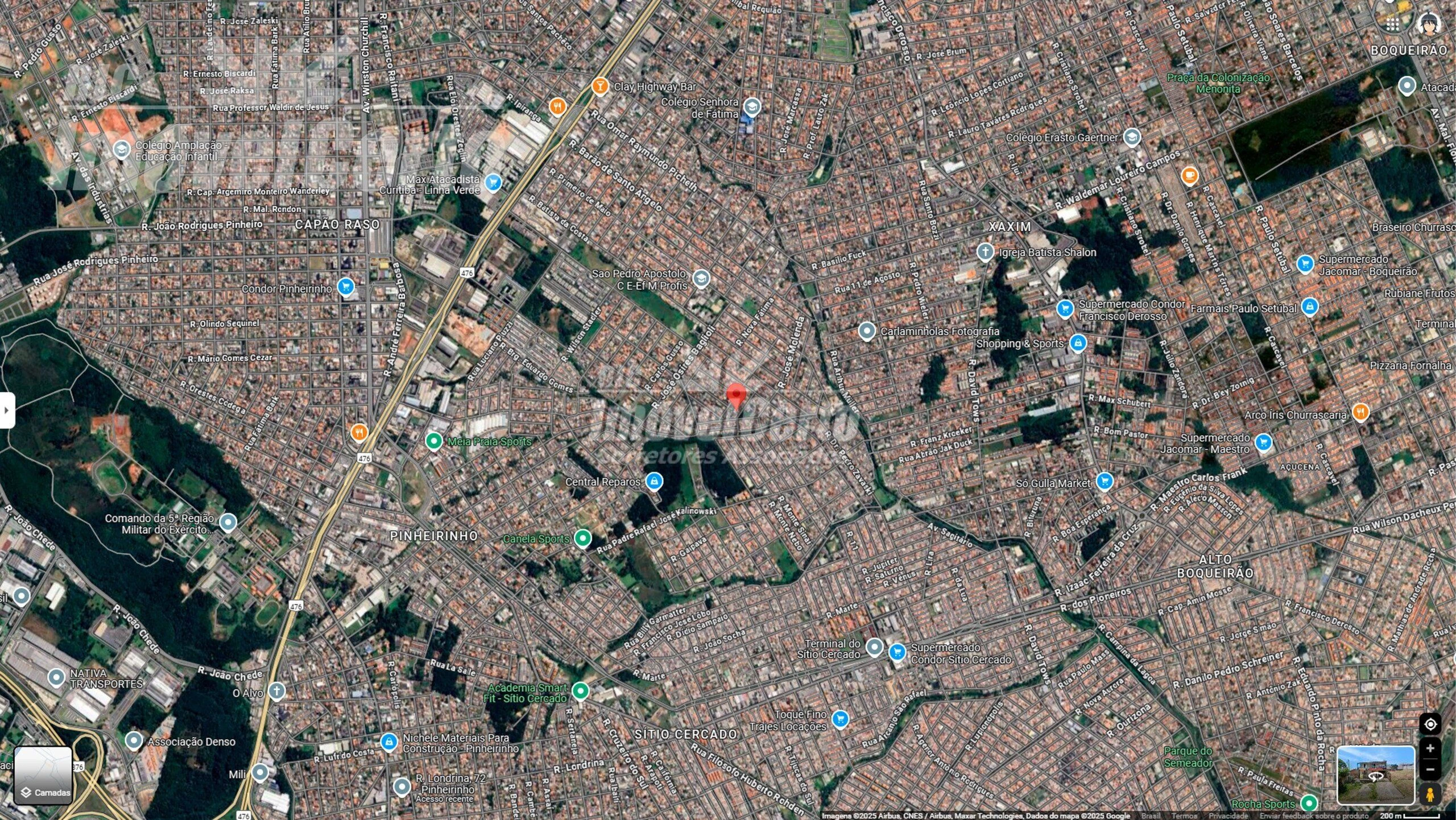 Terreno ZR2 com 360 m² na Rua Frederico Peter no P