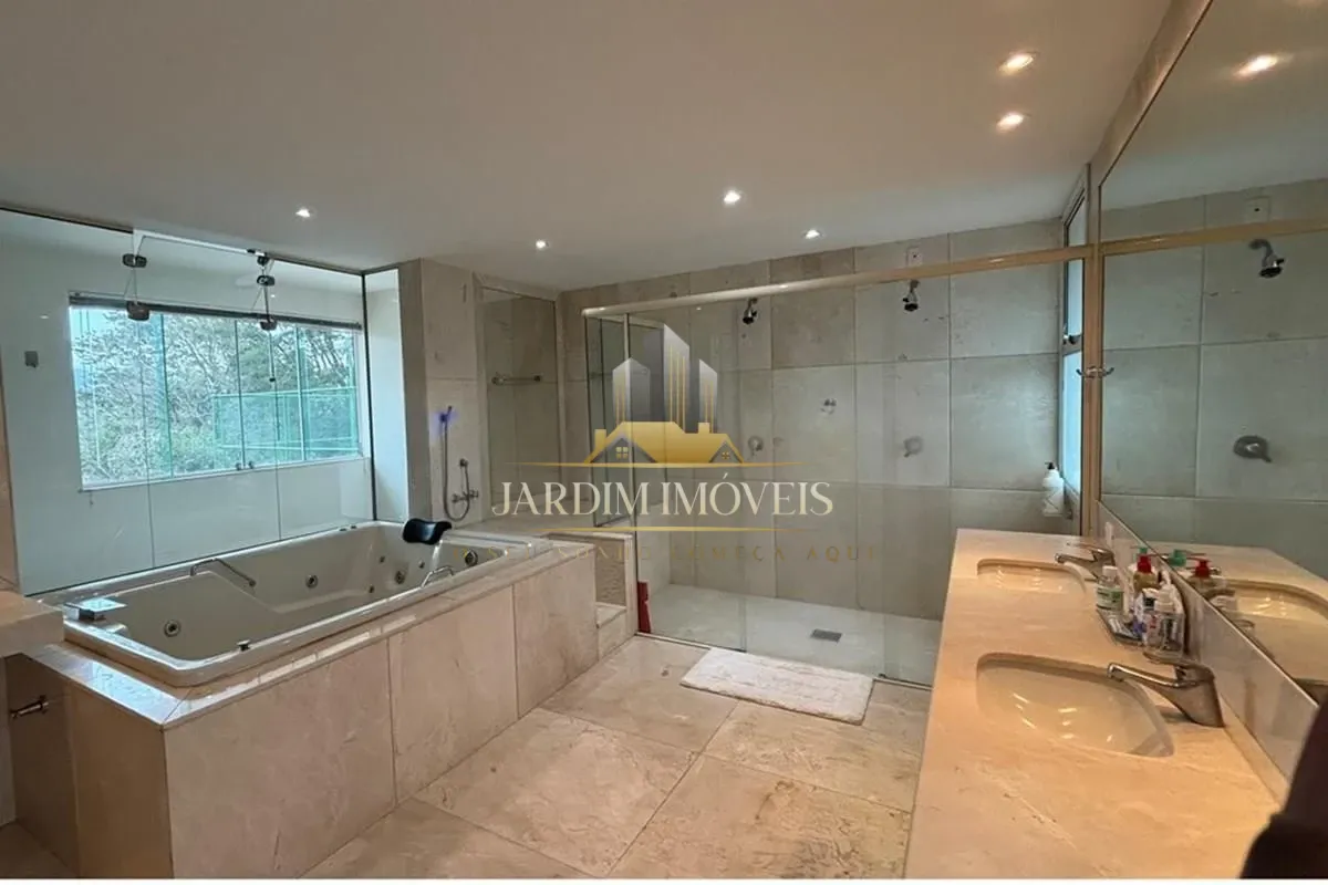 CASA Alto Luxo no Residencial Sul | 4 Suítes + Cinema + Piscina - NOVA LIMA