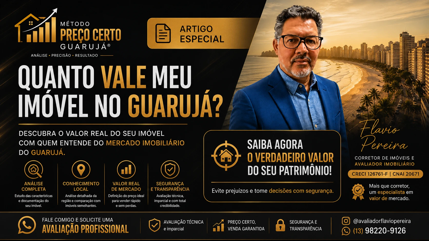 Quanto Vale Meu Imóvel no Guarujá? Descubra o Valor Real de Mercado