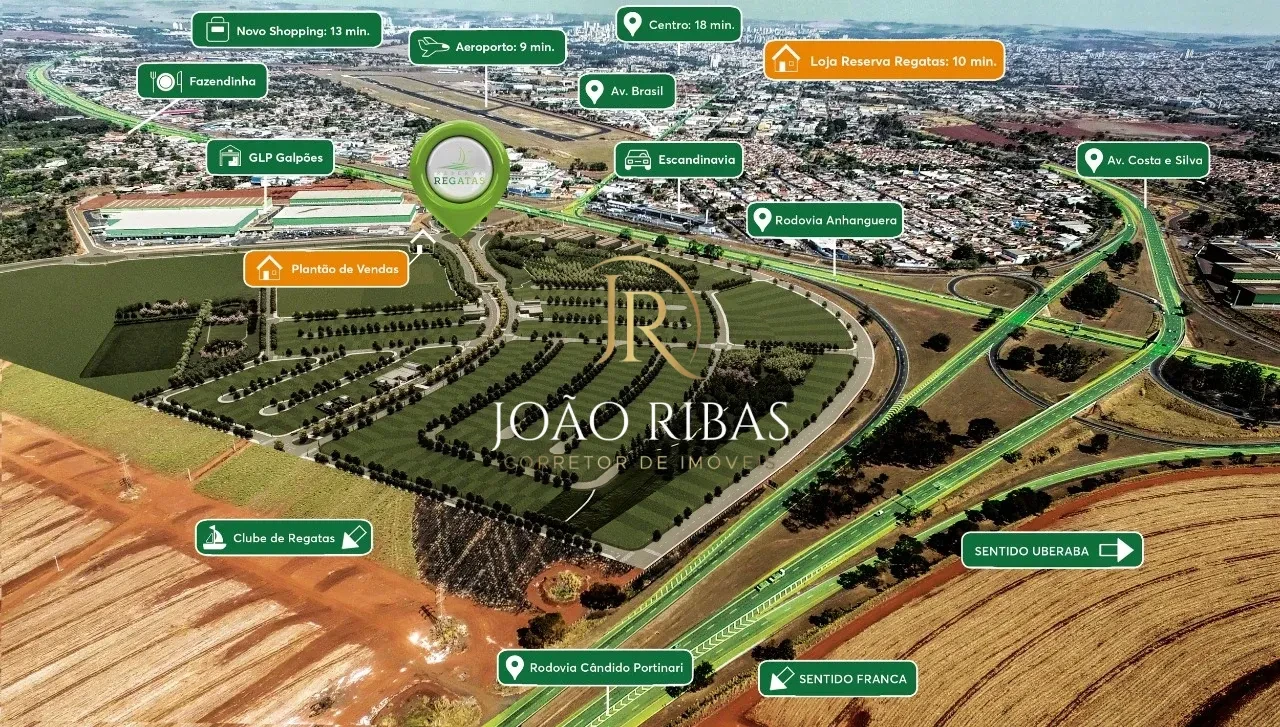 Terreno Comercial à Venda no Reserva Regatas | 174,67 m² | Ribeirão Preto