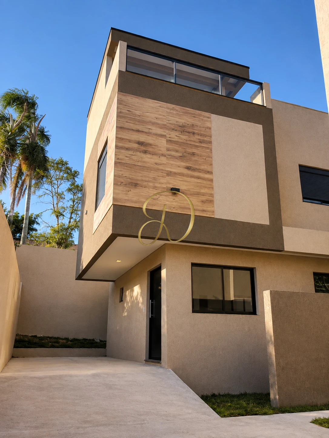 Triplex com terraço e churrasqueira 