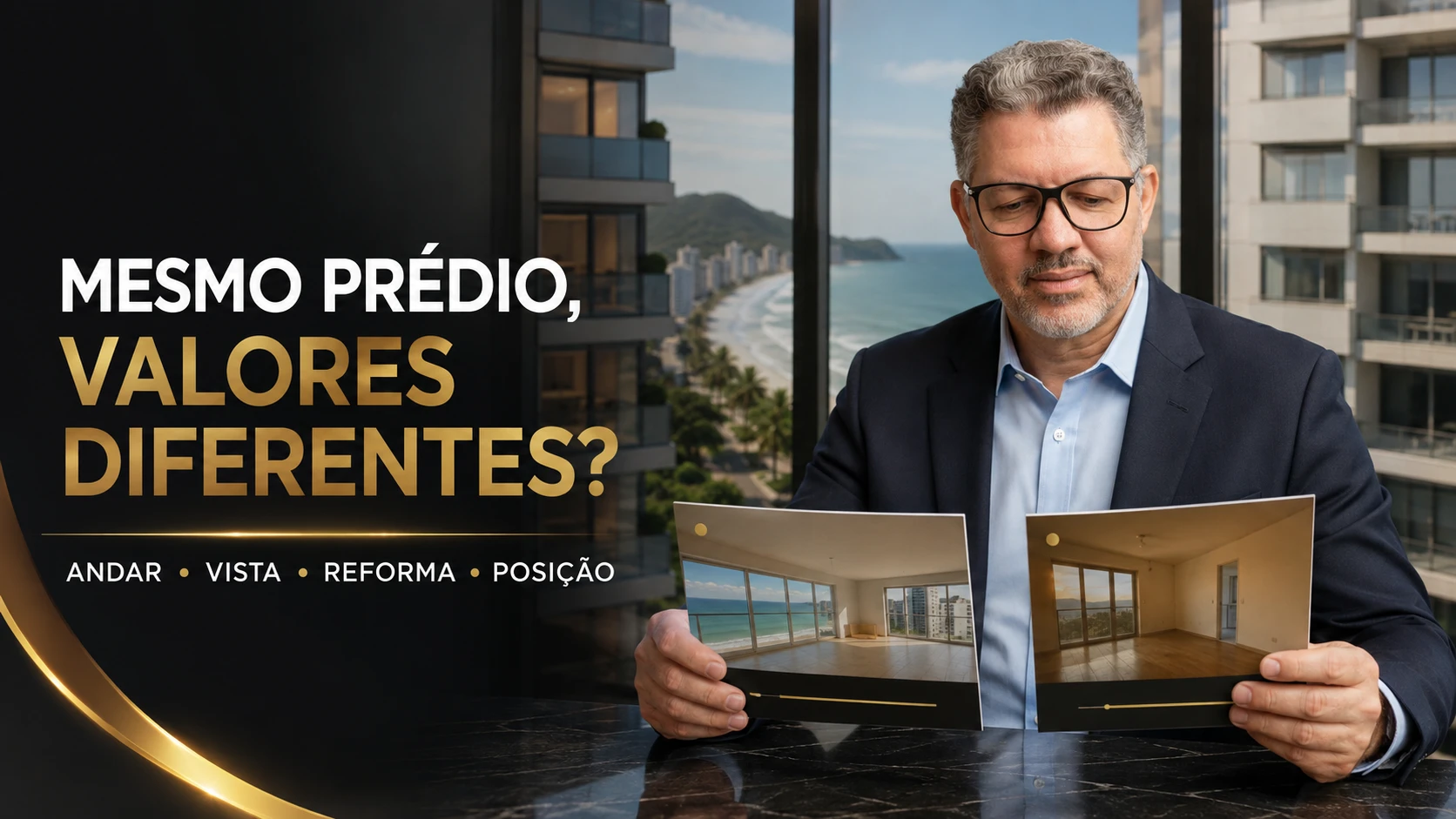 Por que apartamentos no mesmo prédio têm valores diferentes?