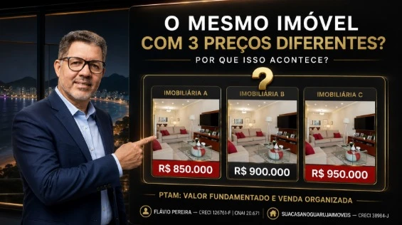 Por que o mesmo imóvel aparece com preços diferentes
