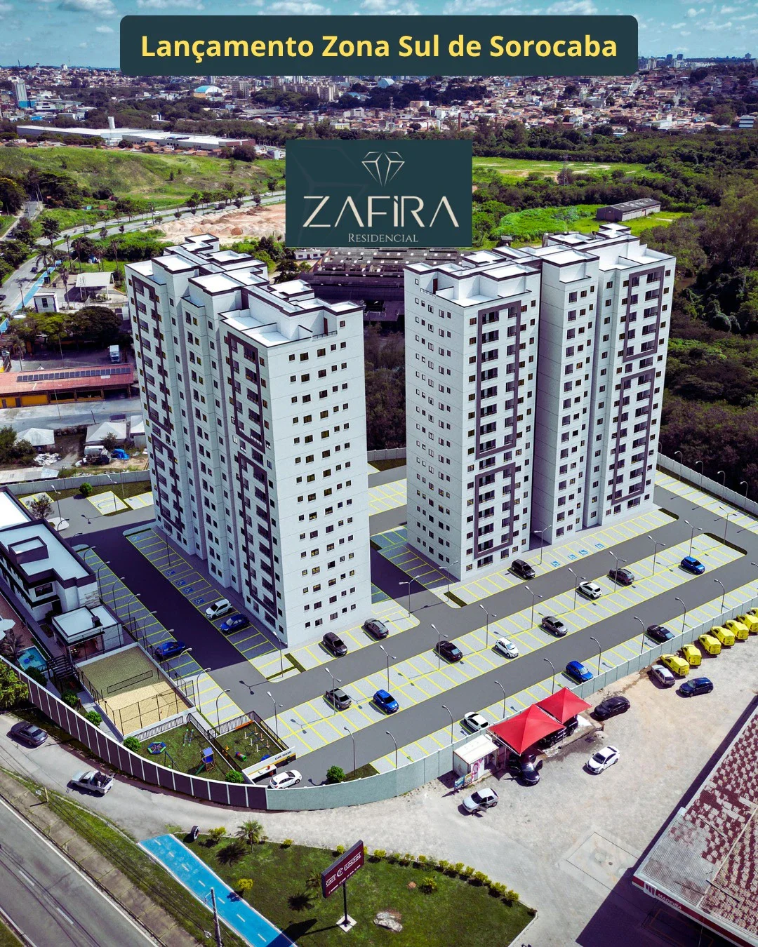 Apartamentos Minha Casa Minha Vida na zona sul de Sorocaba 