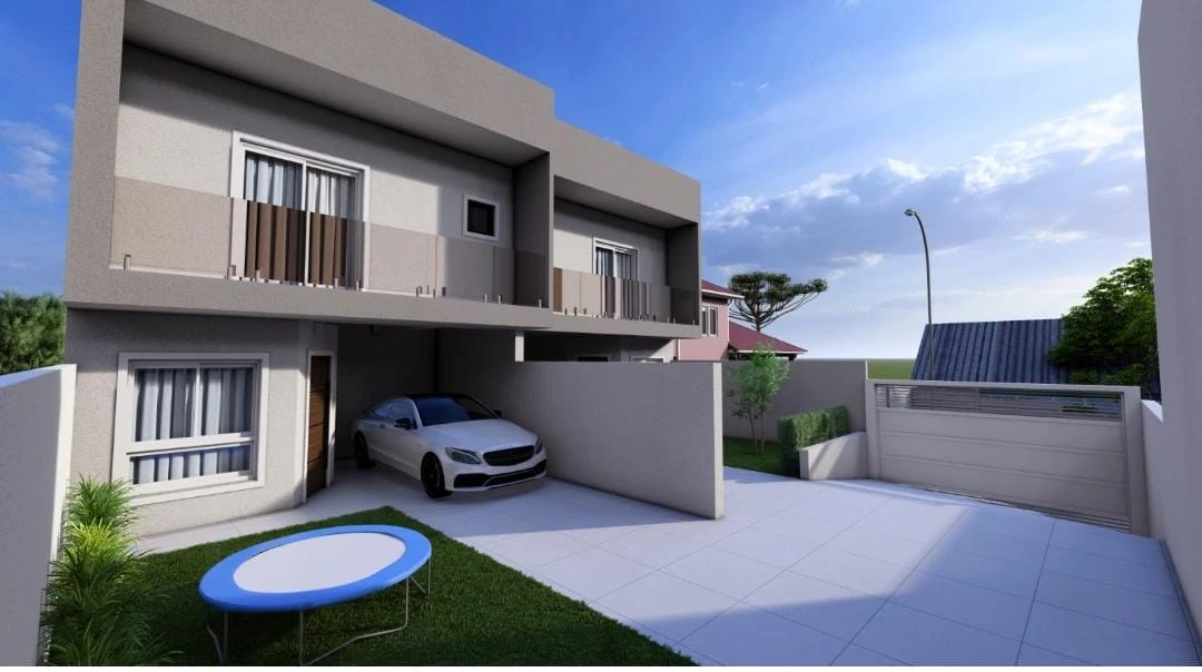 Sobrado à venda com 3 quartos e churrasqueira em Santa Cândida, Curiti