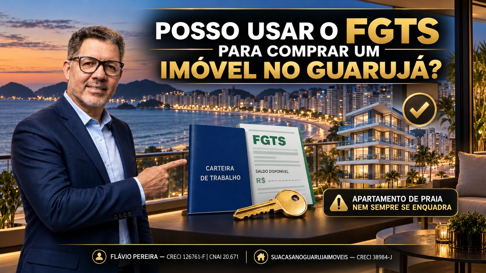 Posso Usar o FGTS para Comprar um Imóvel no Guarujá?