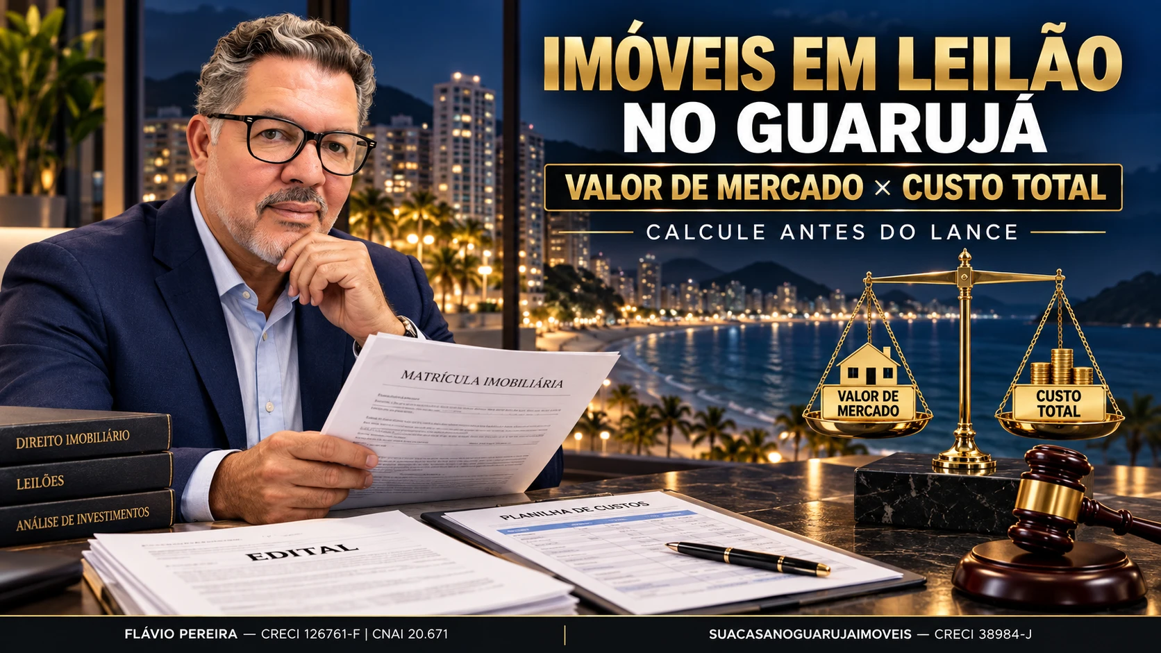 Imóveis em Leilão no Guarujá: Análise com PTAM