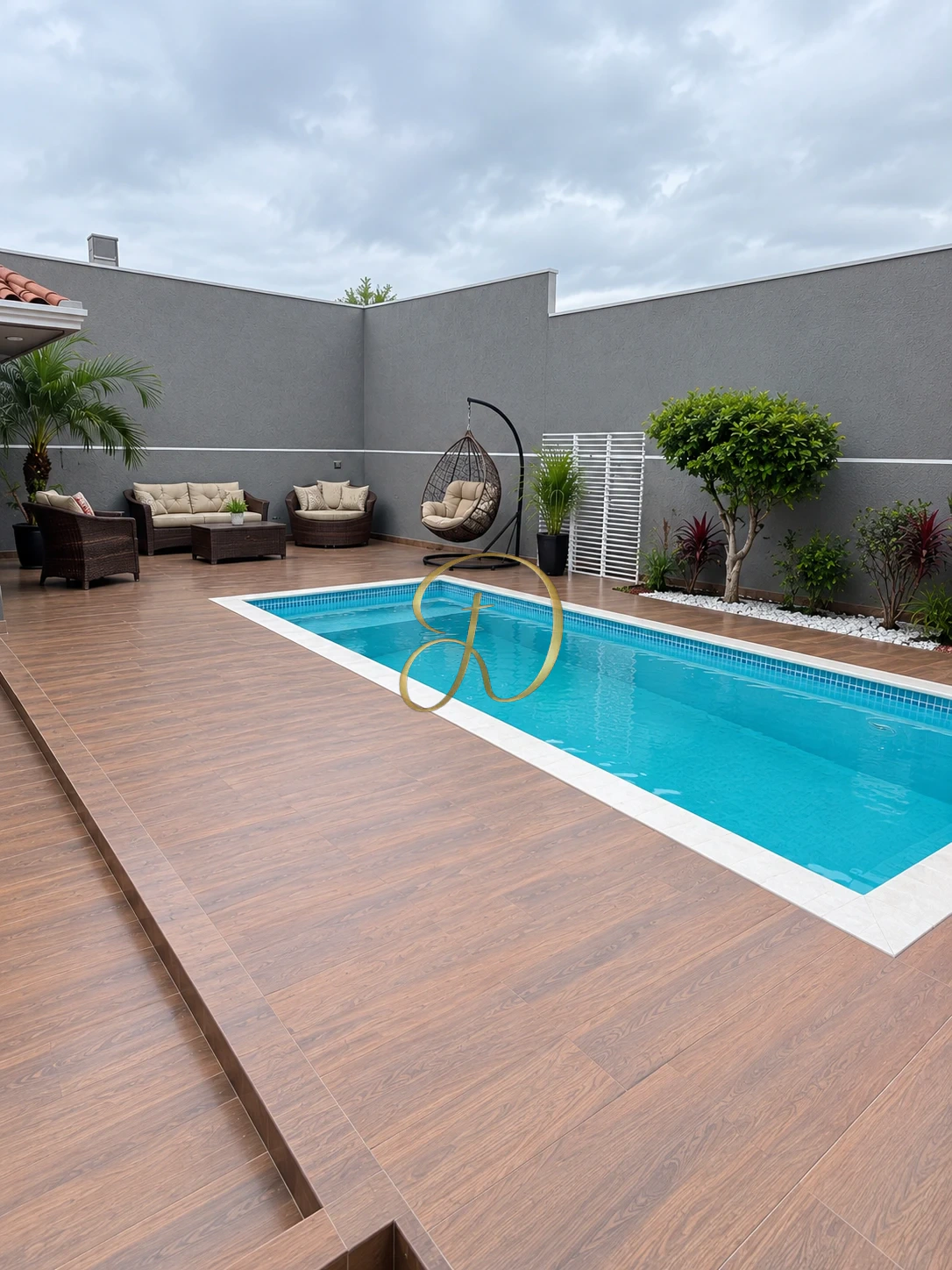 Financia sobrado com 04 quartos e piscina, de frente para a rua