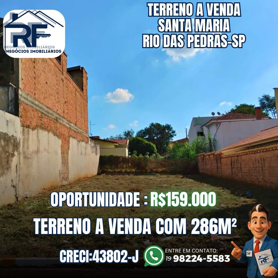 Terreno para Venda em Rio das Pedras, Santa Maria