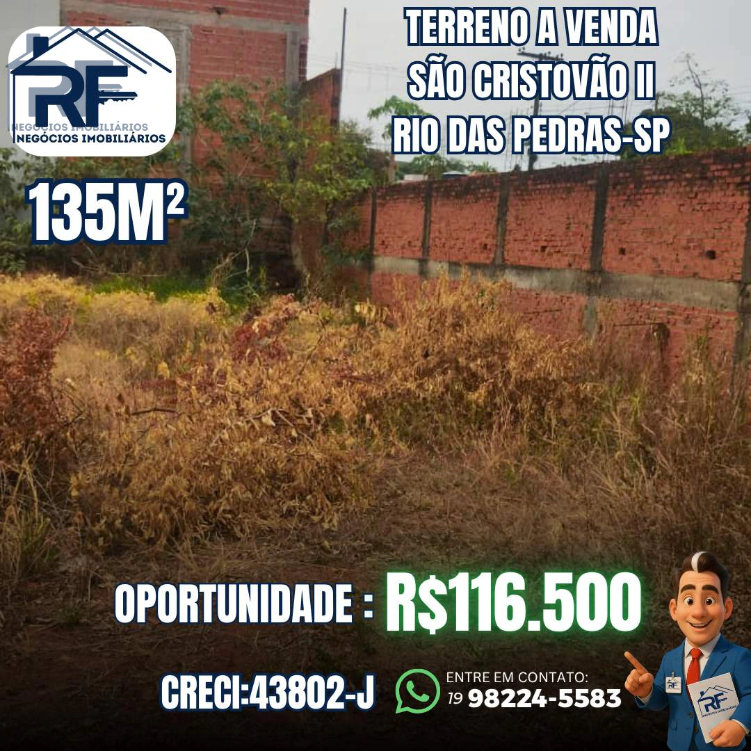 Terreno para Venda em Rio das Pedras, Jardim São Cristóvão II