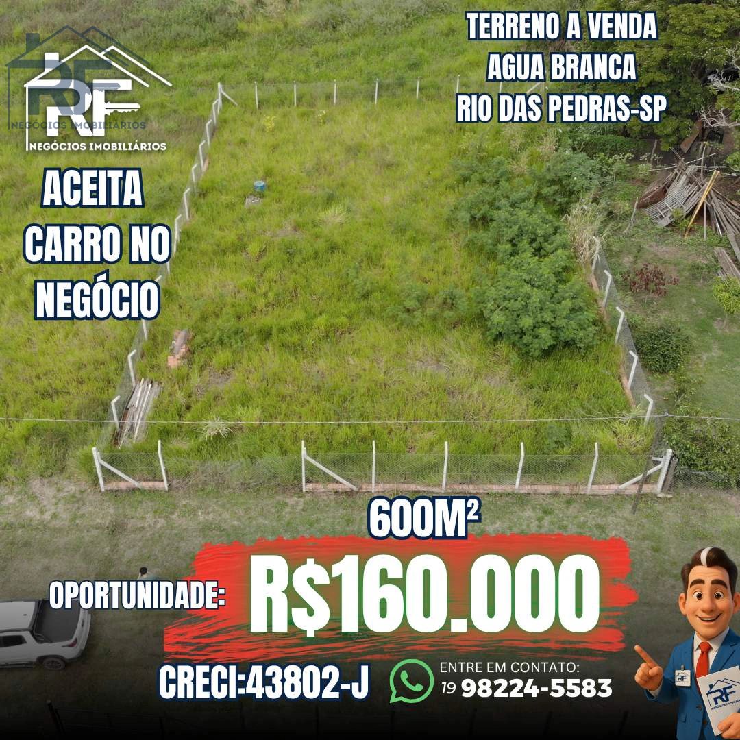 Terreno para Venda em Rio das Pedras, Água Branca