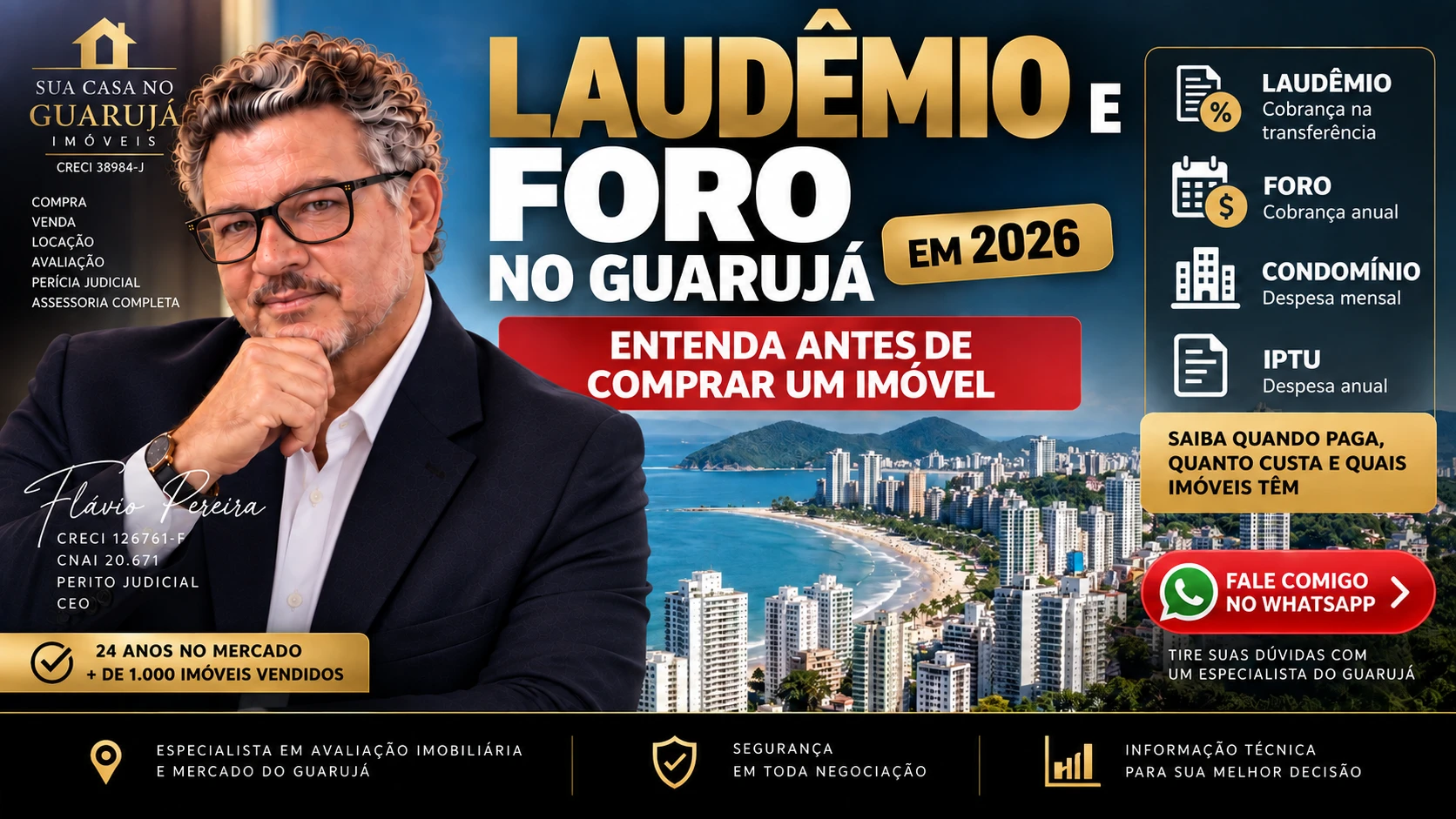 Laudêmio no Guarujá em 2026: Foro, Custos e Quem Paga