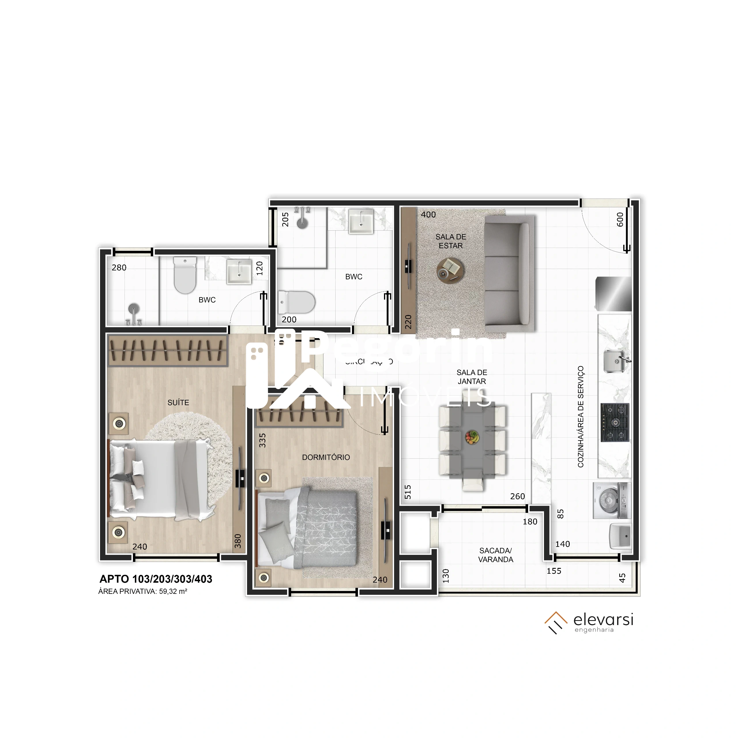Apartamento, 3 quartos, 73 m² - Foto 8