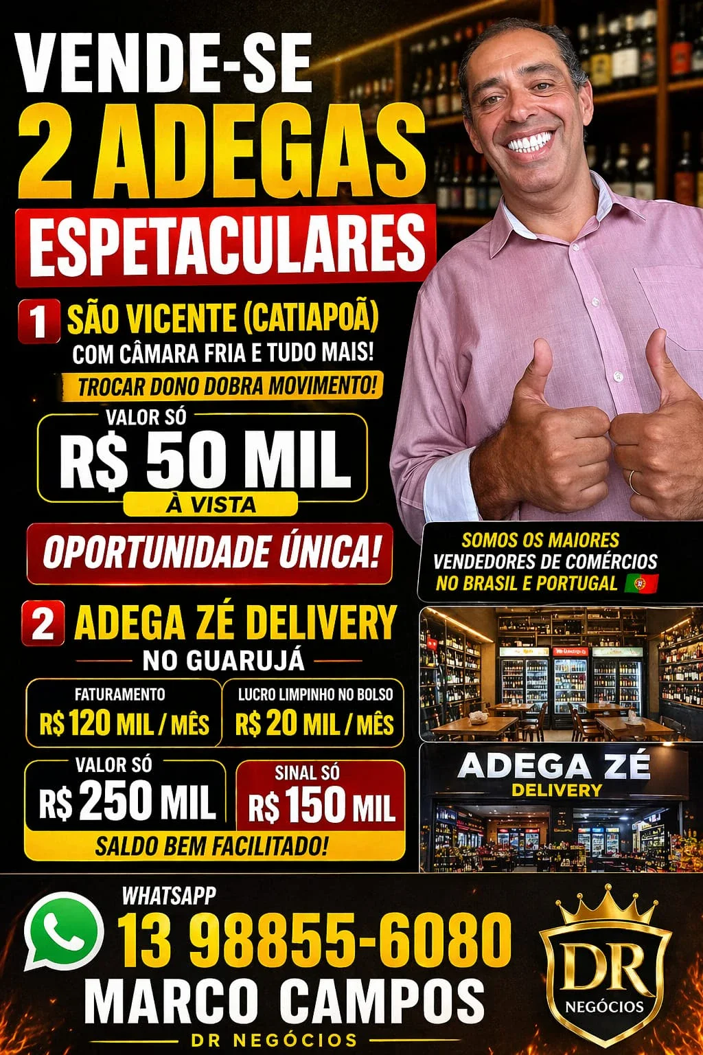VENDA 2 ADEGAS ESPETACULARES