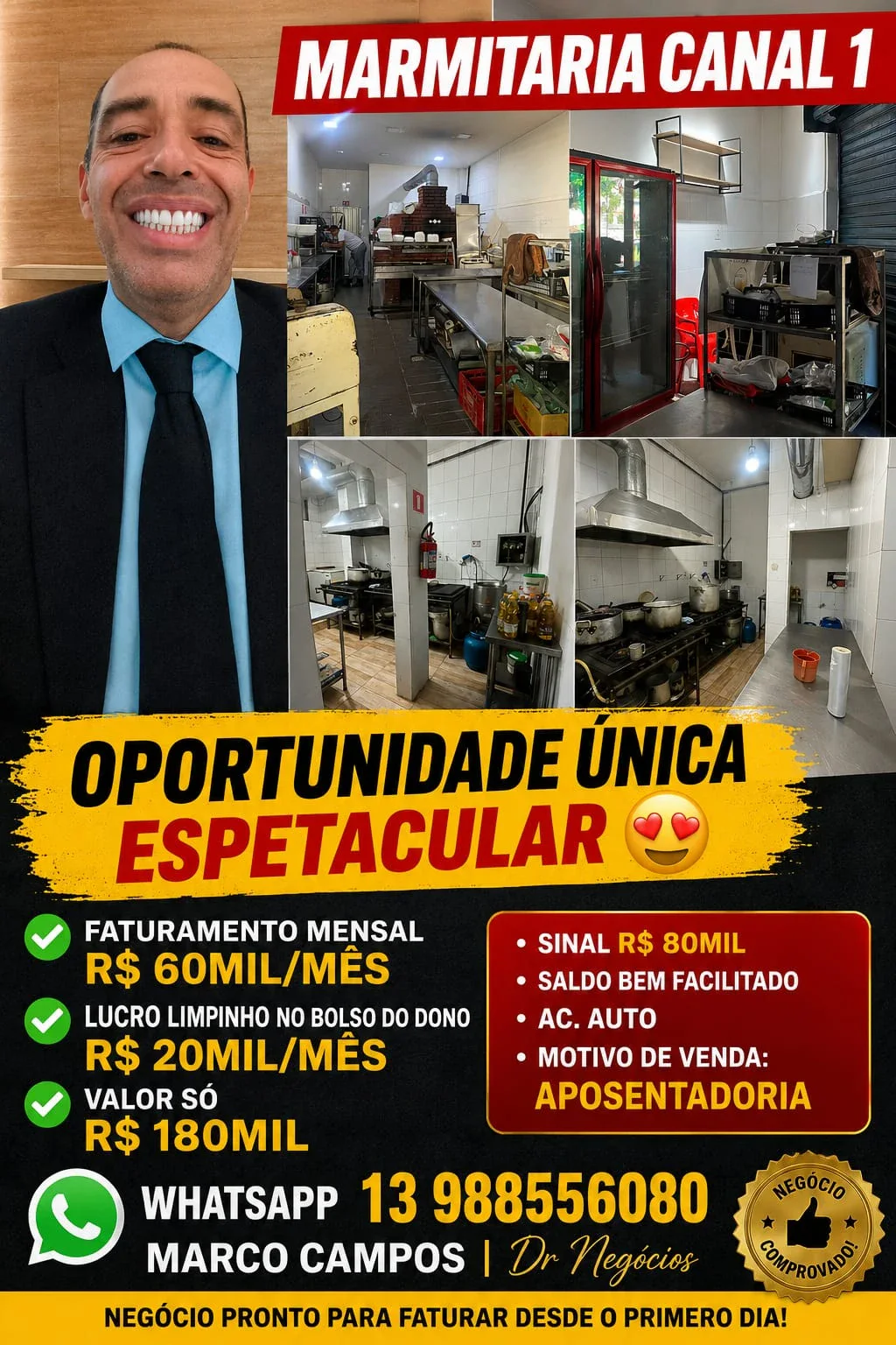 MARMITARIA A VENDA NO CANAL 1