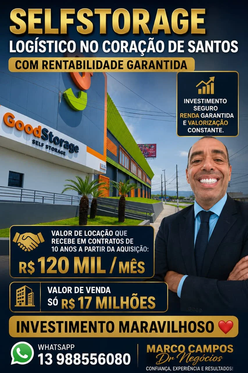 SELFSTORAGE A VENDA EM SANTOS
