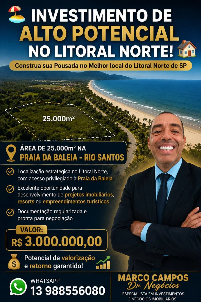 TERRENO A VENDA NO LITORAL NORTE