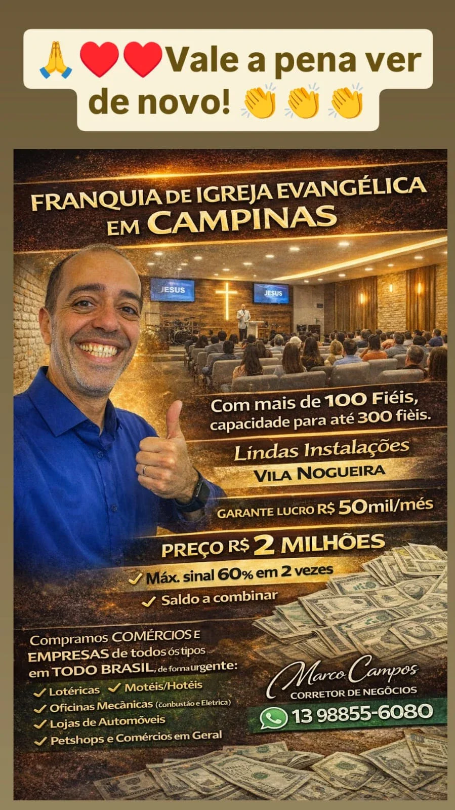 FRANQUIA IGREJA EVANGÉLICA EM CAMPINAS