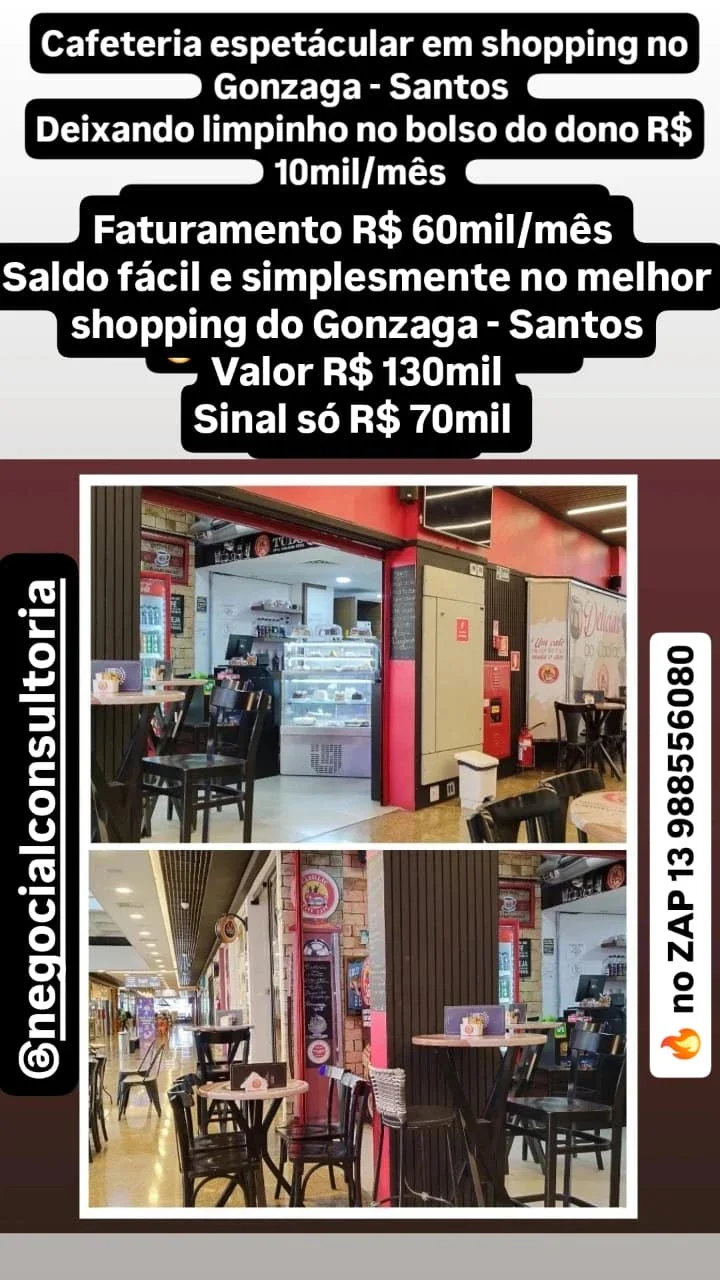 CAFETERIA EM SANTOS 