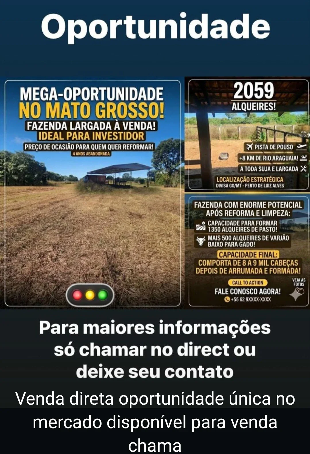 FAZENDA A VENDA