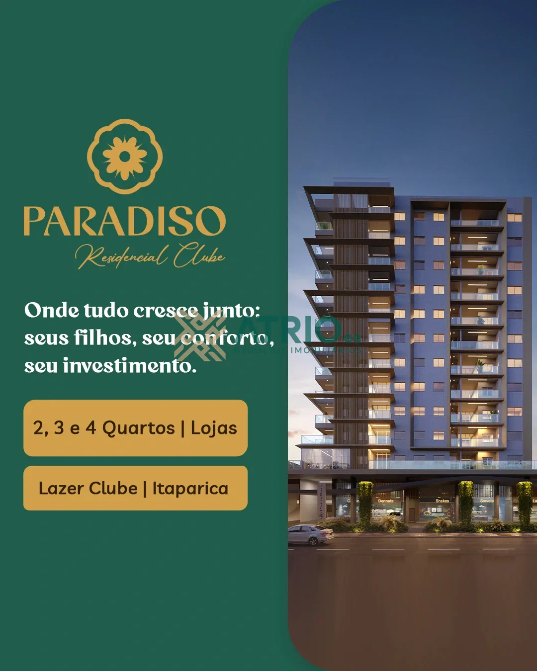 PARADISO - RESIDENCIAL CLUBE