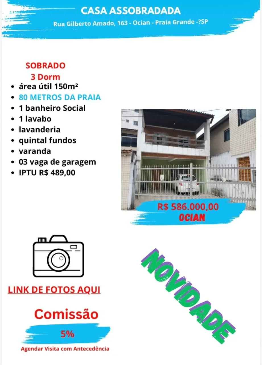 SOBRADO À VENDA