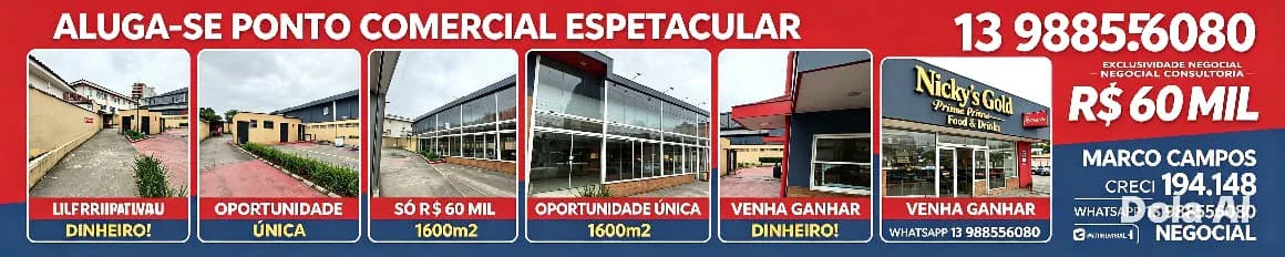 PONTO COMERCIAL PARA LOCAÇÃO