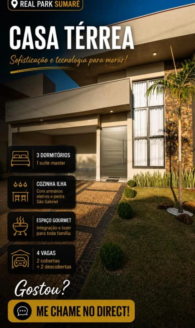 CASA TÉRREA Á VENDA NO REAL PARQUE SUMARÉ