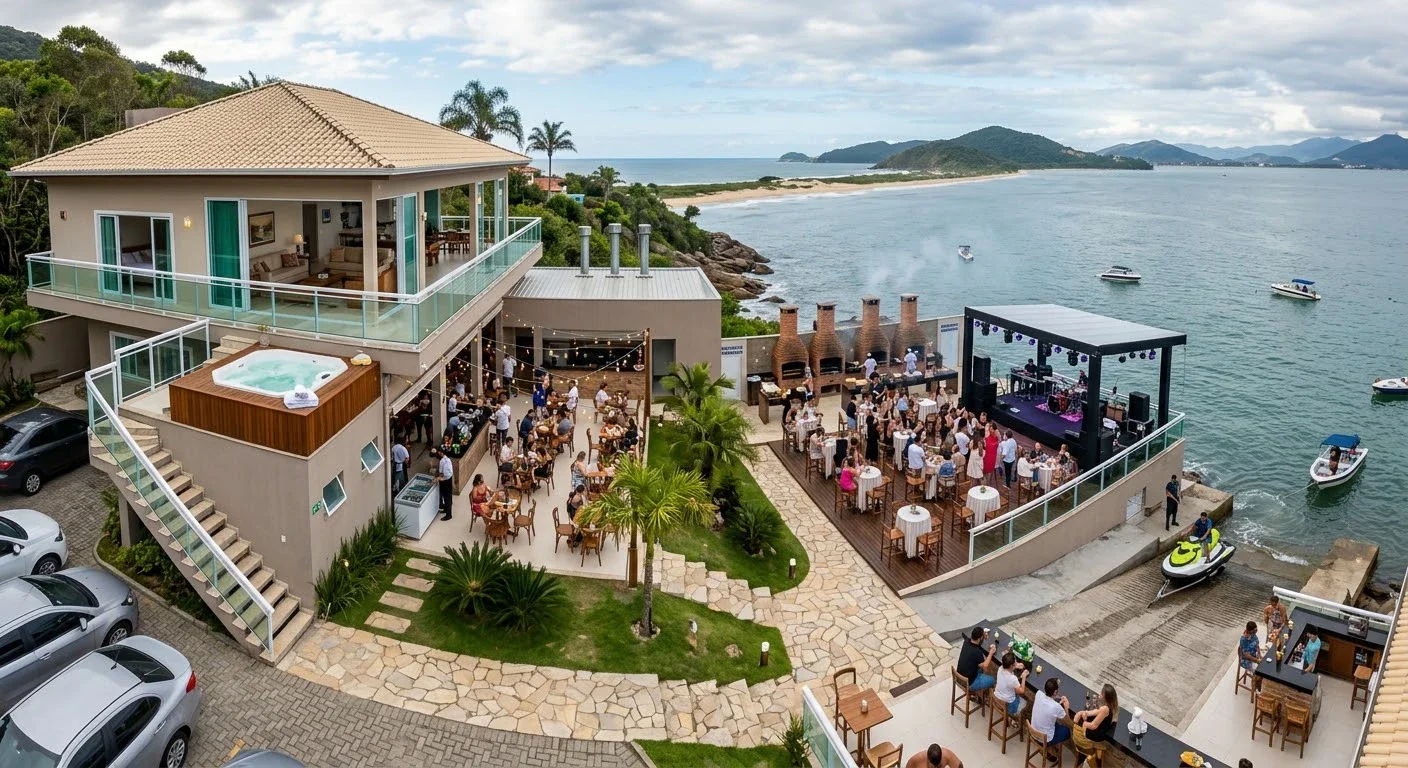 À VENDA CASA ESTRUTURADA PARA LAZER E EVENTOS