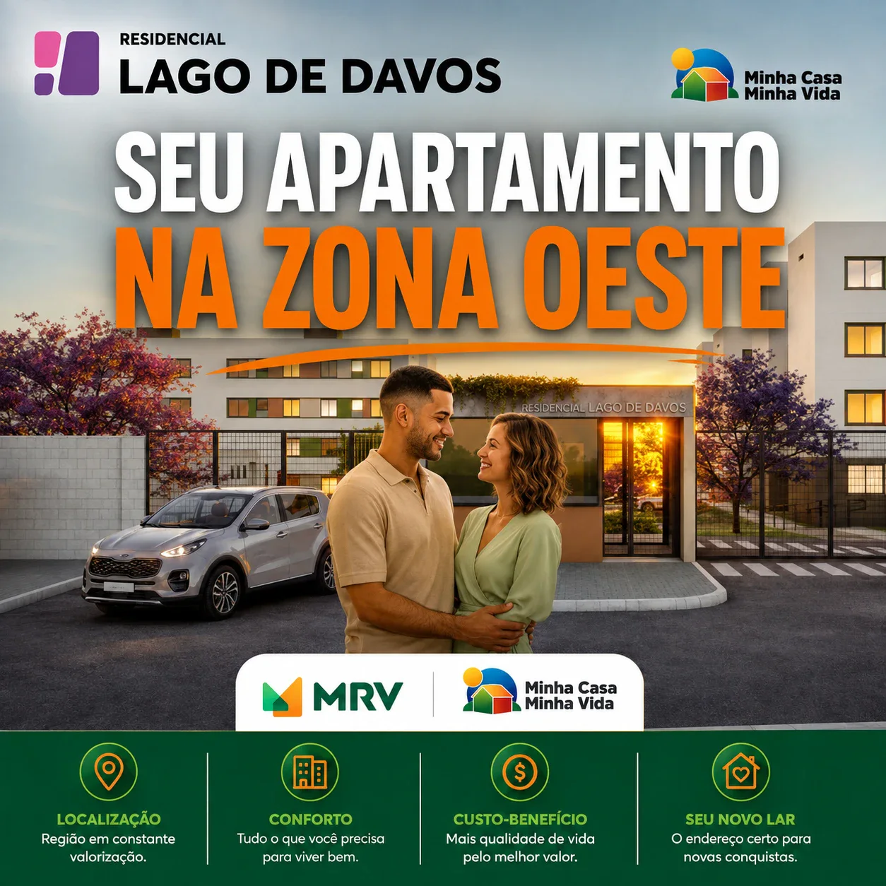 Residencial Lago de Davos, MRV na zona oeste de Sorocaba 